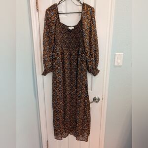 Bohme Floral Print Maxi Dress